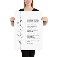Load image into Gallery viewer, The Lord's Prayer Matthew 6:9-13 Art Print, Modern Scripture