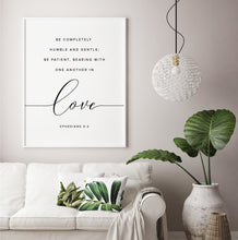 Load image into Gallery viewer, Ephesians 4:2 In Love Printables, Modern Scripture