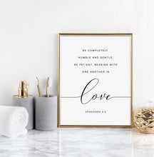 Load image into Gallery viewer, Ephesians 4:2 In Love Printables, Modern Scripture