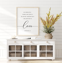 Load image into Gallery viewer, Ephesians 4:2 In Love Printables, Modern Scripture