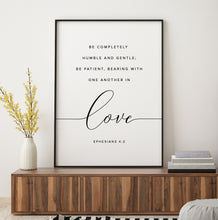 Load image into Gallery viewer, Ephesians 4:2 In Love Printables, Modern Scripture
