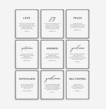 Load image into Gallery viewer, Fruit of the Spirit, Galatians 5:22 Printables, Modern Scripture