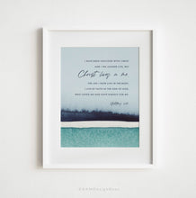 Load image into Gallery viewer, Galatians 2:20 Christ Lives In Me Printables, Scripture Colors In Nature
