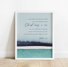 Load image into Gallery viewer, Galatians 2:20 Christ Lives In Me Printables, Scripture Colors In Nature