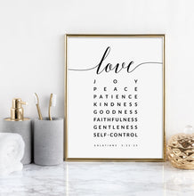 Load image into Gallery viewer, Galatians 5:22-23 Fruit Of The Spirit Printables, Modern Scripture