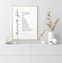 Load image into Gallery viewer, Galatians 5:22-23 ESV Fruit Of The Spirit Printables, Modern Scripture