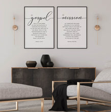 Load image into Gallery viewer, Gospel and Mission Set of 2 Printables, Modern Scripture