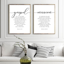 Load image into Gallery viewer, Gospel and Mission Set of 2 Printables, Modern Scripture