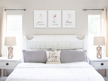 Load image into Gallery viewer, Grace Faith Love Blessings Printables, Floral Scripture