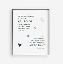 Load image into Gallery viewer, Isaiah 40:31 Soar On Wings Like Eagles Printables, Scripture Colors In Nature