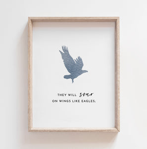 Isaiah 40:31 Renew Their Strength Set of 3 Printables, Scripture Colors In Nature