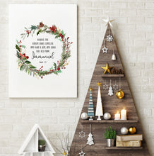 Load image into Gallery viewer, Isaiah 7:14 Call His Name Immanuel Printables, Christmas Scripture
