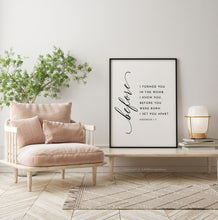 Load image into Gallery viewer, Jeremiah 1:5 Before I Formed You Printables, Modern Scripture