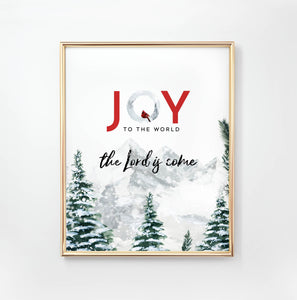 Joy To The World Printables, Christmas Scripture