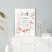 Load image into Gallery viewer, Lamentations 3:22-23 Steadfast Love Printables, Floral Scripture
