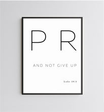 Load image into Gallery viewer, Luke 18:1 & Jeremiah 29:12 Pray Set of 2 Printables, Modern Scripture
