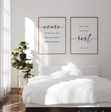 Load image into Gallery viewer, Matthew 11:28 Set of 2 Printables, Modern Scripture