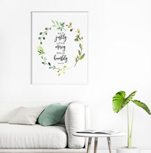 Load image into Gallery viewer, Micah 6:8 Act Justly Mailed Print, Greenery Scripture