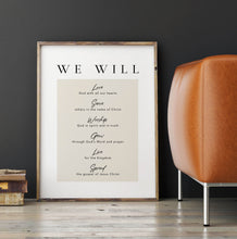 Load image into Gallery viewer, Mission Statement We Will Printables, Modern Scripture