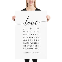 Load image into Gallery viewer, Galatians 5:22-23 Fruit Of The Spirit Mailed Print, Modern Scripture