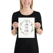 Load image into Gallery viewer, Micah 6:8 Act Justly Mailed Print, Greenery Scripture