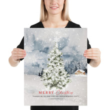 Load image into Gallery viewer, 2 Corinthians 9:15 Christmas Tree Art Print, Christmas Scripture