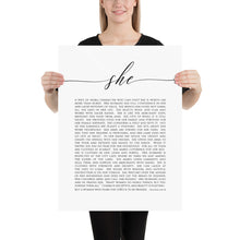 Load image into Gallery viewer, Proverbs 31 A Wife Of Noble Character Art Print, Modern Scripture