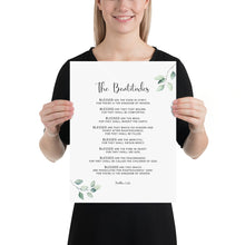 Load image into Gallery viewer, Matthew 5:3-10 The Beatitudes Art Print, Greenery Scripture