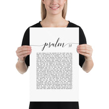 Load image into Gallery viewer, Psalm 91 My Refuge My Fortress Art Print, Modern Scripture