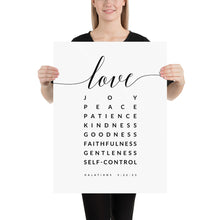 Load image into Gallery viewer, Galatians 5:22-23 Fruit Of The Spirit Mailed Print, Modern Scripture