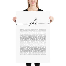 Load image into Gallery viewer, Proverbs 31 A Wife Of Noble Character Art Print, Modern Scripture