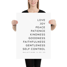 Load image into Gallery viewer, Galatians 5:22-23 Art Print, Modern Scripture