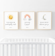 Load image into Gallery viewer, Joshua 1:9 Set of 3 Nursery Printables, Scripture Colors In Nature
