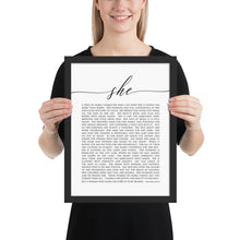 Load image into Gallery viewer, Proverbs 31 A Wife Of Noble Character Art Print, Modern Scripture