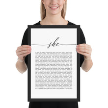 Load image into Gallery viewer, Proverbs 31 A Wife Of Noble Character Art Print, Modern Scripture