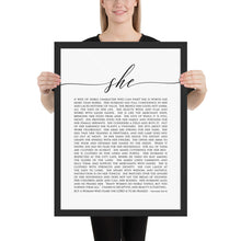 Load image into Gallery viewer, Proverbs 31 A Wife Of Noble Character Art Print, Modern Scripture