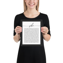 Load image into Gallery viewer, Proverbs 31 A Wife Of Noble Character Art Print, Modern Scripture