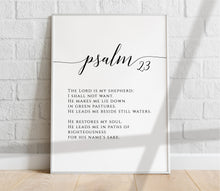 Load image into Gallery viewer, Psalm 23 Set of 2 Printables, Modern Scripture