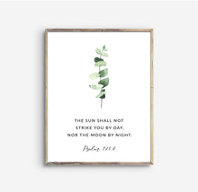 Load image into Gallery viewer, Psalm 121:5 The Lord Is Your Keeper Printables, Greenery Scripture