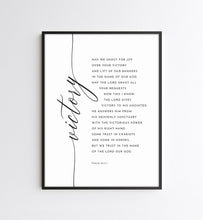 Load image into Gallery viewer, Psalm 20:5-7 Victory Printables, Modern Scripture