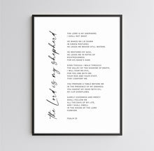 Load image into Gallery viewer, Psalm 23 The Lord Is My Shepherd Printables, Modern Scripture
