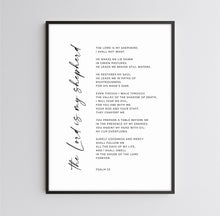 Load image into Gallery viewer, Psalm 23 The Lord Is My Shepherd Printables, Modern Scripture