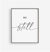 Load image into Gallery viewer, Psalm 46:10 Be Still Set of 3 Printables, Modern Scripture