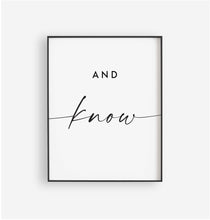 Load image into Gallery viewer, Psalm 46:10 Be Still Set of 3 Printables, Modern Scripture