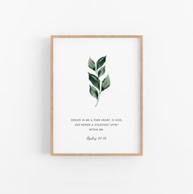 Load image into Gallery viewer, Psalm 73:26 God is the Strength Set of 3 Printables, Floral Scripture