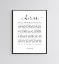 Load image into Gallery viewer, Psalm 91 He Is My Refuge Set of 2 Printables, Modern Scripture