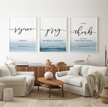 Load image into Gallery viewer, 1 Thessalonians 5:17 Pray Without Ceasing Art Print, Scripture Colors In Nature