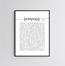Load image into Gallery viewer, Romans 12 A Living Sacrifice Set of 2 Printables, Modern Scripture
