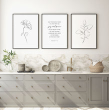 Load image into Gallery viewer, Romans 15:13 Joy and Peace Set of 3 Printables, Modern Scripture
