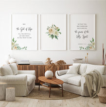 Load image into Gallery viewer, Romans 15:13 May the God Of Hope Printables, Floral Scripture